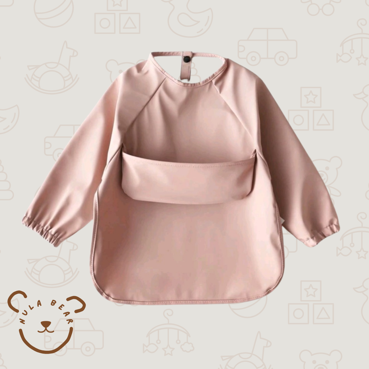 Long Sleeve Messy Play Bib Apron