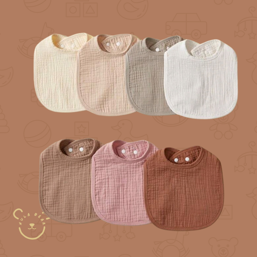 6-Piece Cotton Bib Set