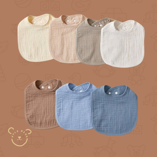 6-Piece Cotton Bib Set
